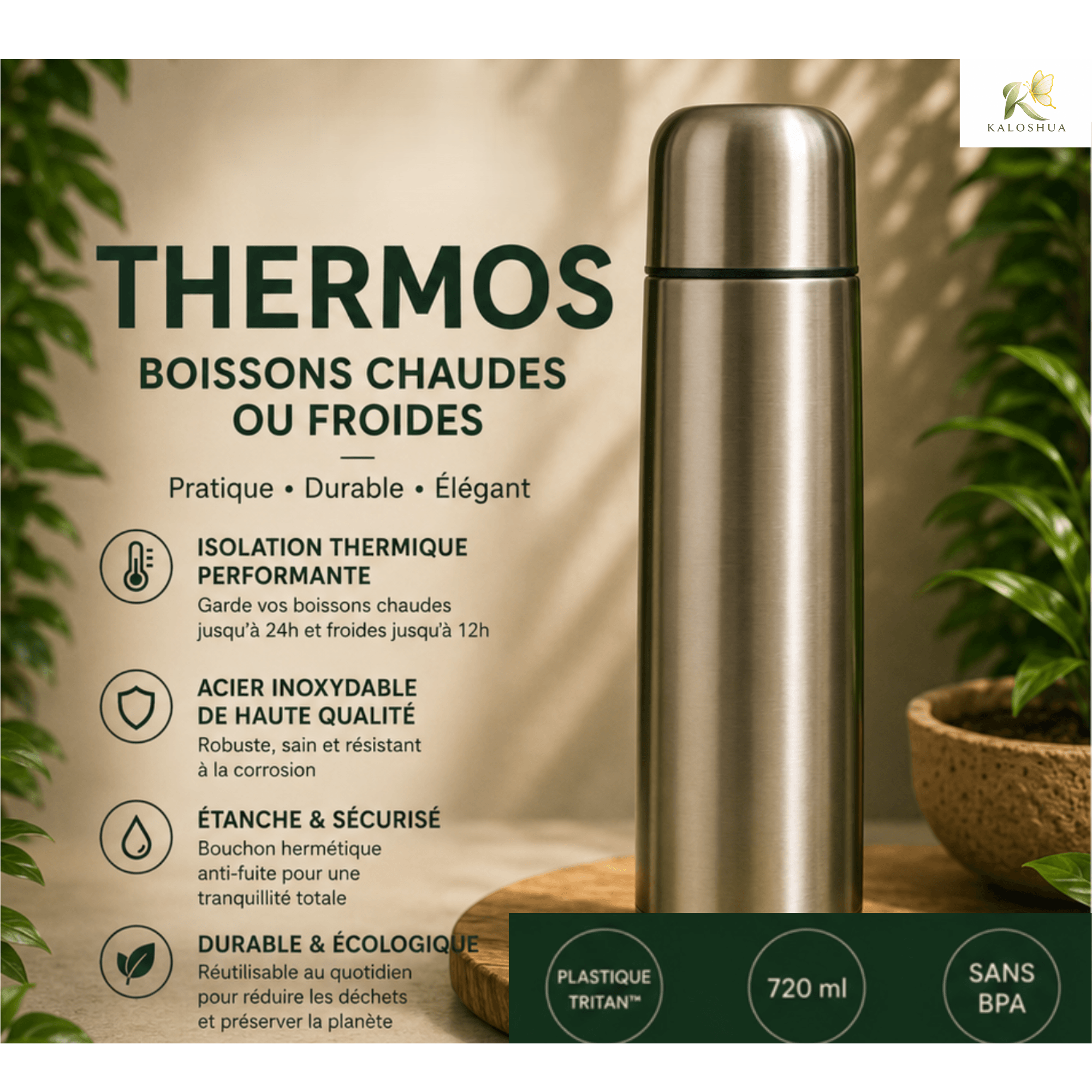 Thermos isotherme 750 ml